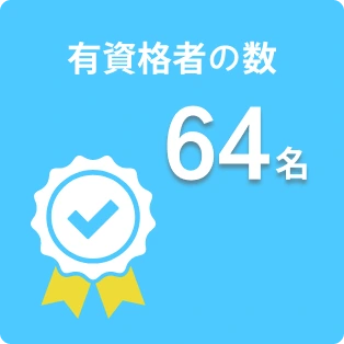 有資格者の数64名